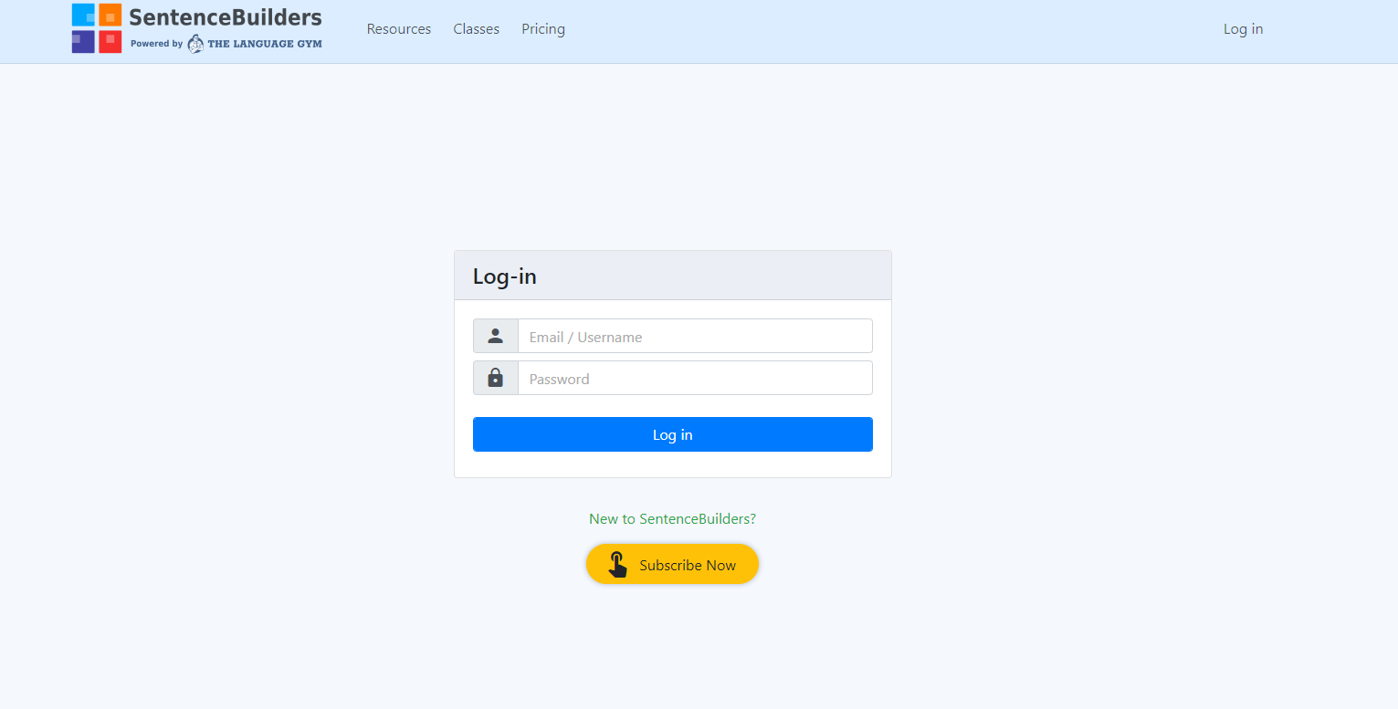 sentence builder image