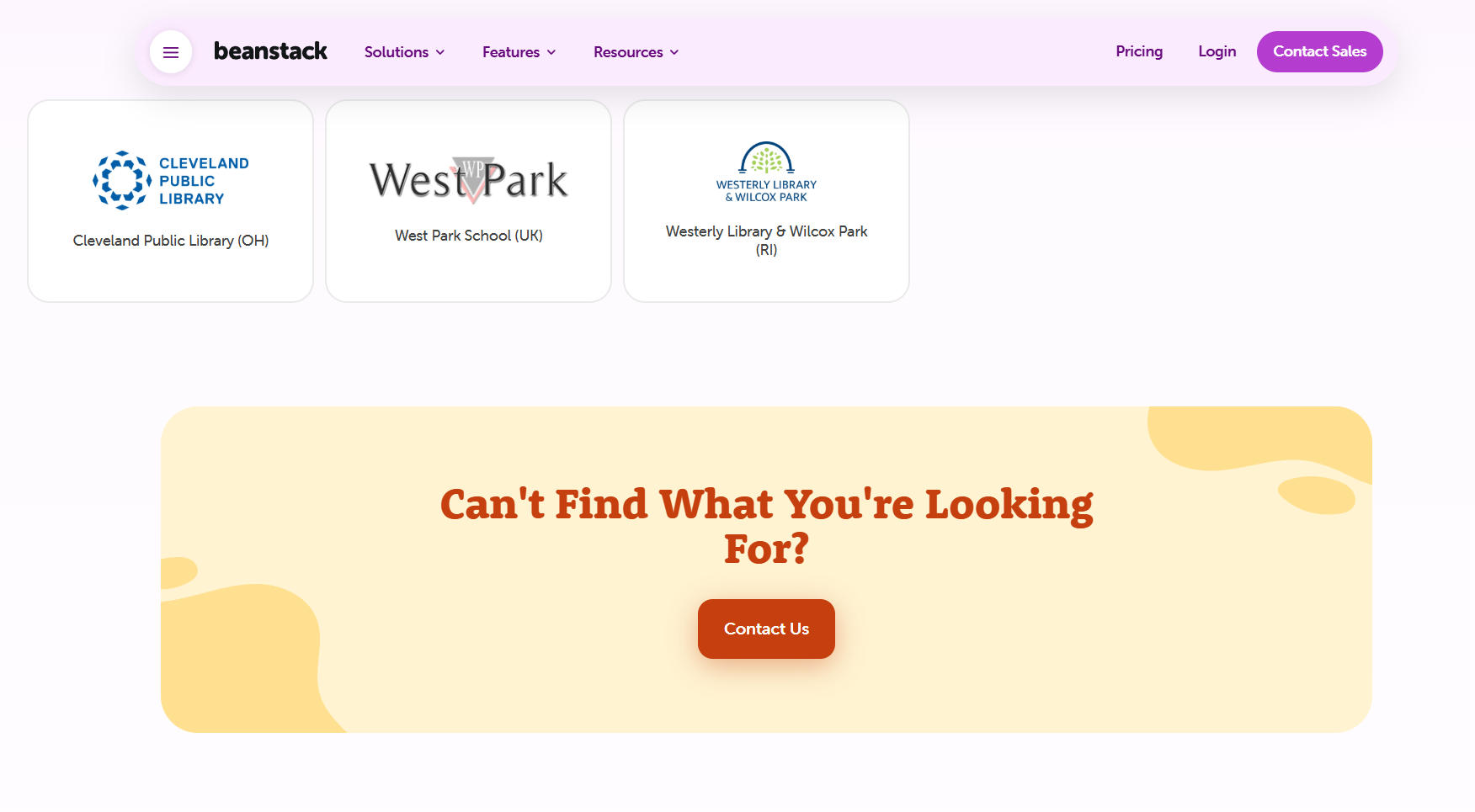 Beanstack Login Page