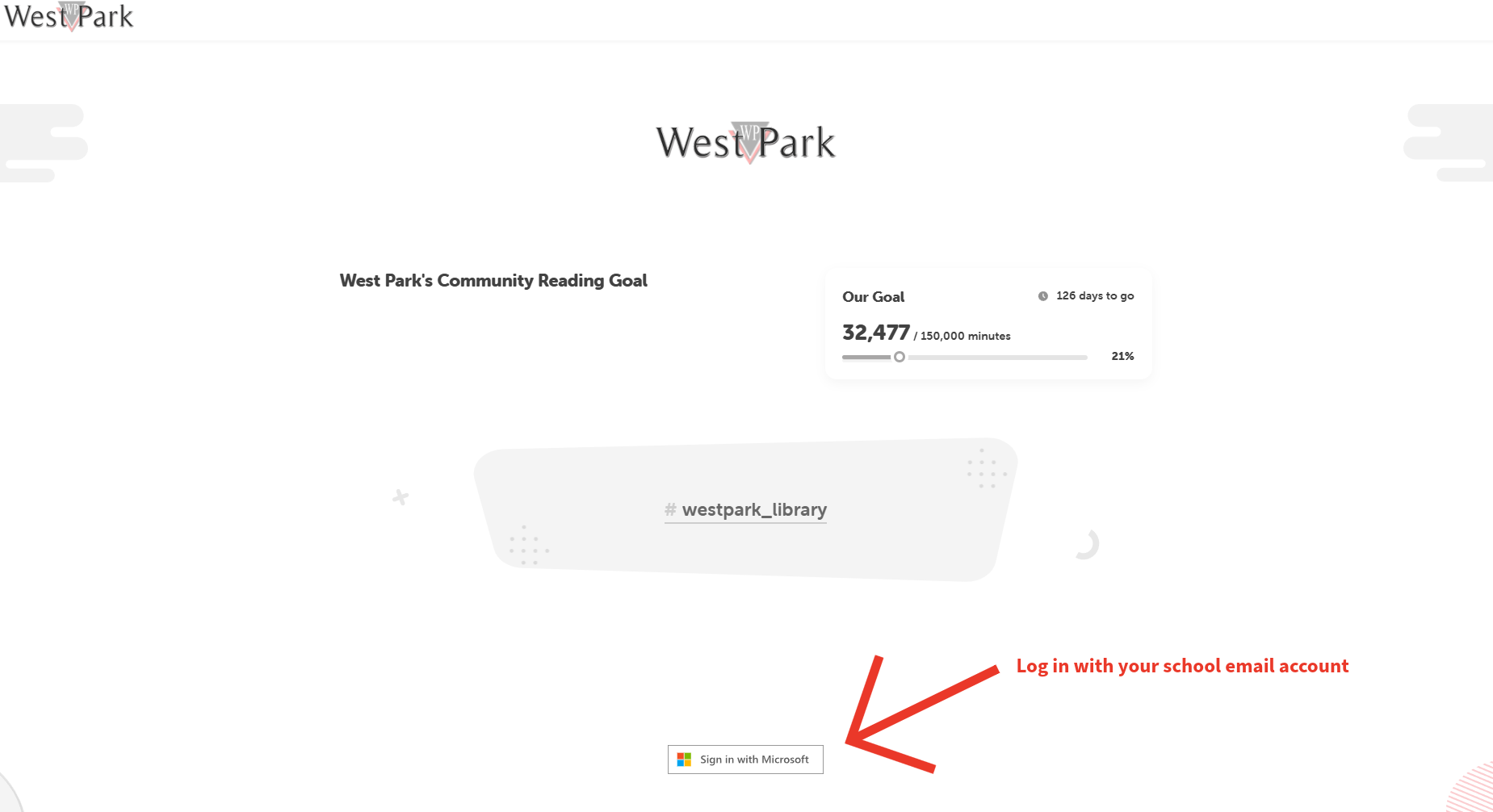 Beanstack Login Page